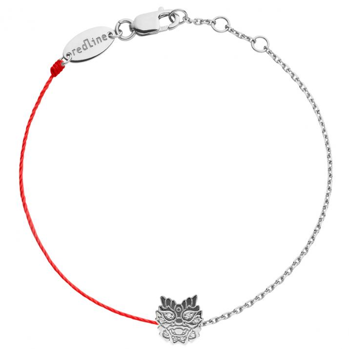 Pulsera de media cadenaMini Ryu Oro Blanco - Redline