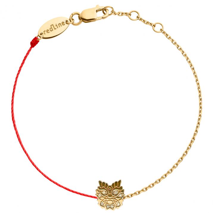 Pulsera de media cadenaMini Ryu Oro Amarillo - Redline