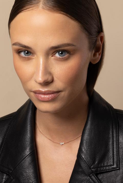 Collar de Cadena Abby Oro rosa - Redline - 0++