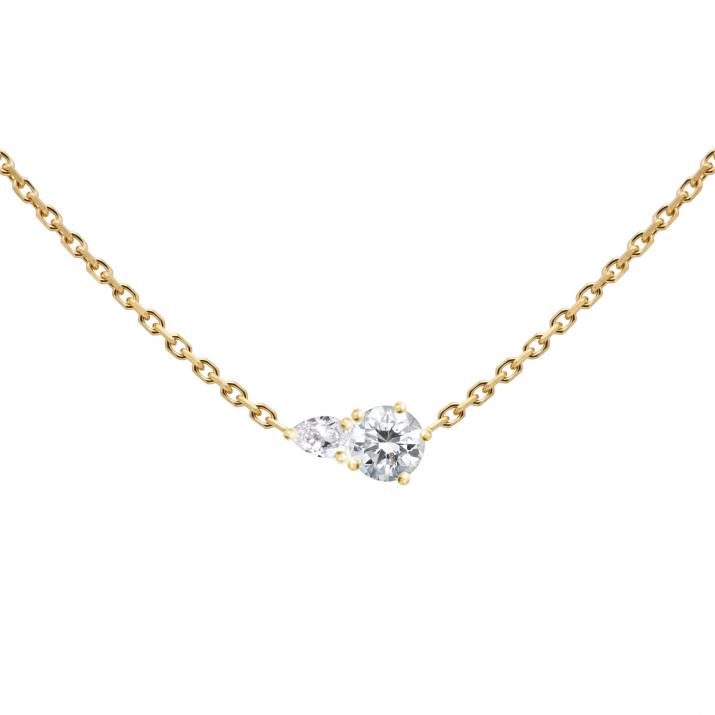 Collar de Cadena Abby Oro Amarillo - Redline