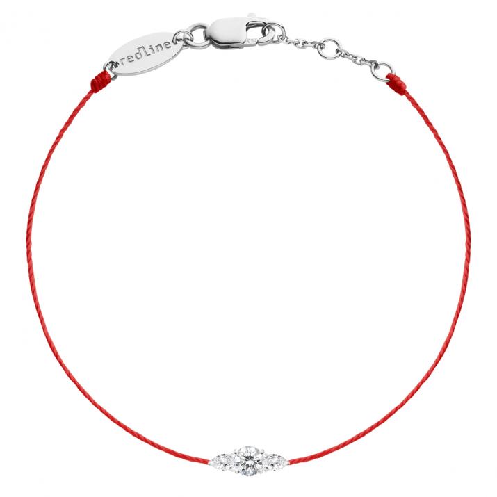 Pulsera Hilo So Abby Oro Blanco - Redline - 0++