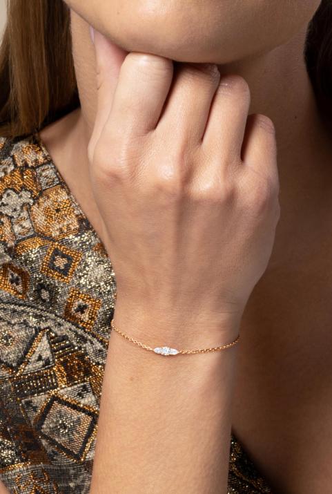 Pulsera de cadena So Abby Oro rosa - Redline - 0++