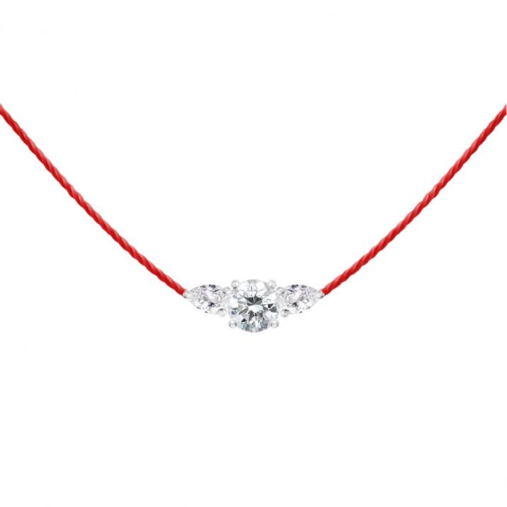 Collar de Hilo So Abby Oro Blanco - Redline