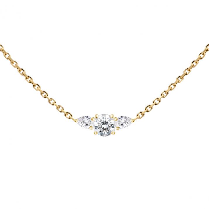 Collar de Cadena So Abby Oro Amarillo - Redline