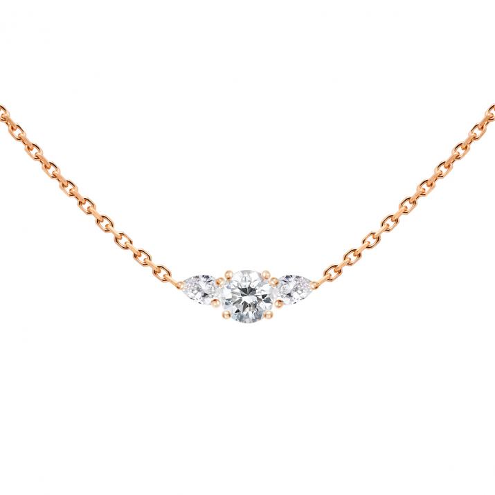 Collar de Cadena So Abby Oro rosa - Redline