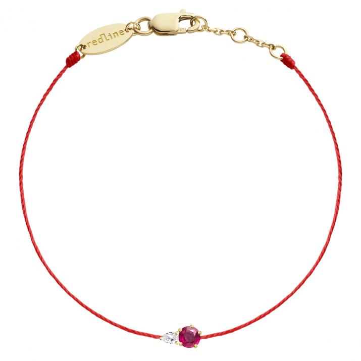 Hilo De Pulsera Abby Oro Amarillo - Redline - 0++