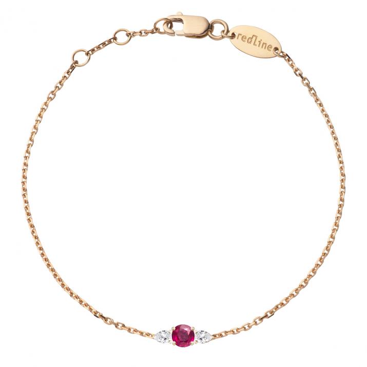 Pulsera de cadena So Abby Oro rosa - Redline