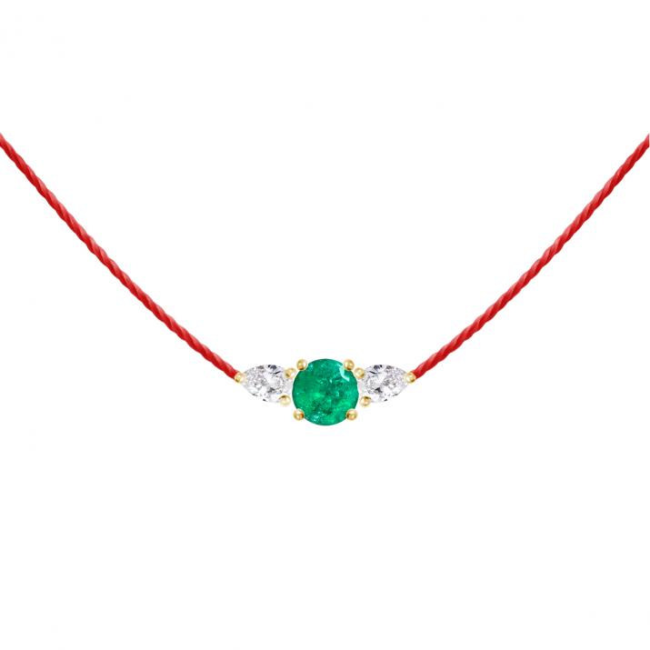 Collar de Hilo So Abby Emeraude Oro Amarillo - Redline