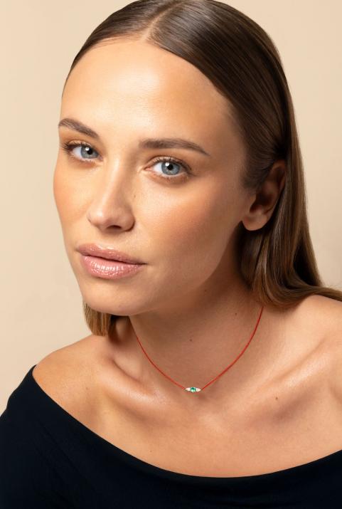 Collar de Hilo So Abby Emeraude Oro Amarillo - Redline - 0++