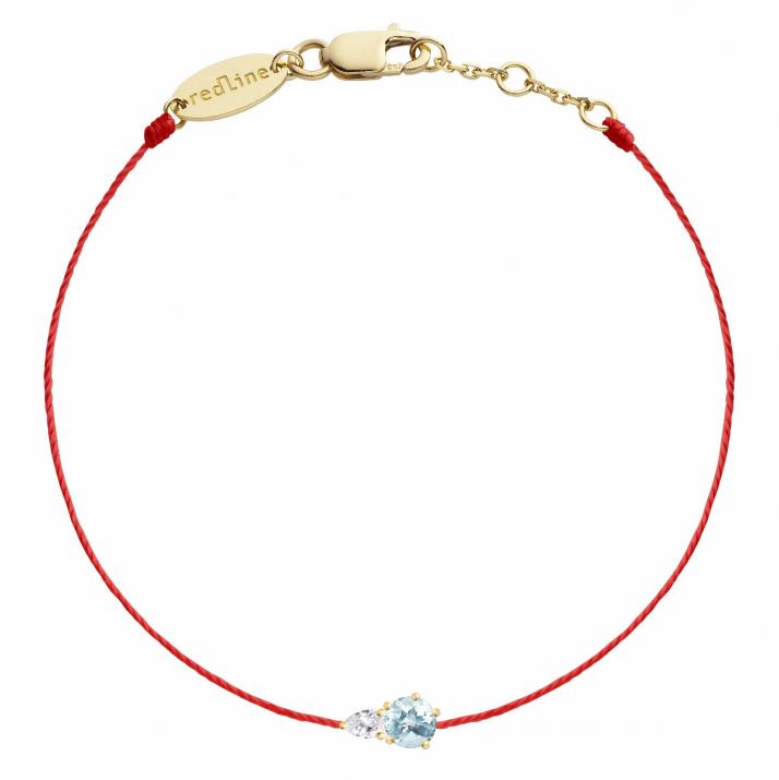 Pulsera Hilo Abby Topaze Oro Amarillo - Redline - 0++