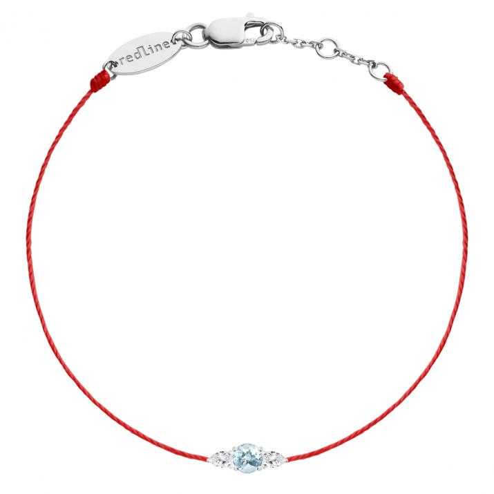 Pulsera Hilo So Abby Topaze  Oro Blanco - Redline - 0++