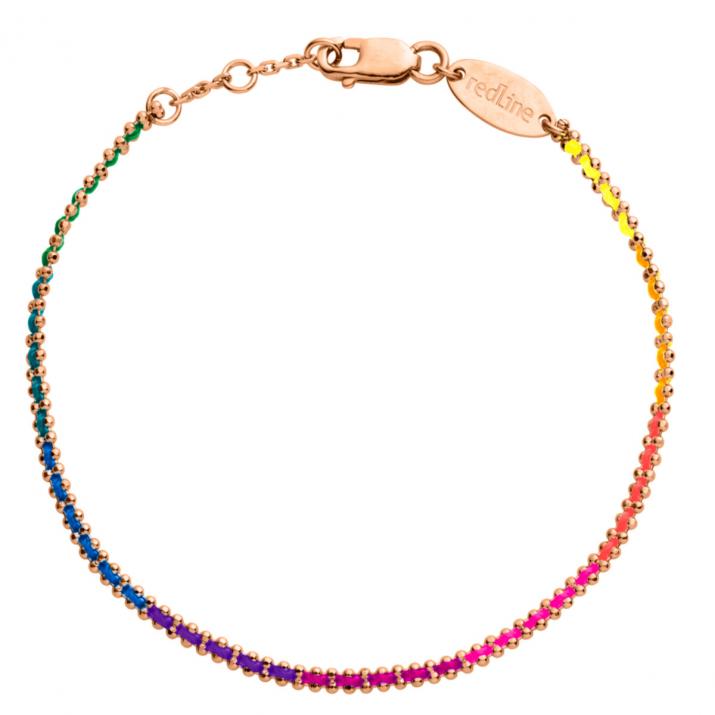 Pulsera de cadena Aurore Rainbow Oro rosa - Redline - 0++