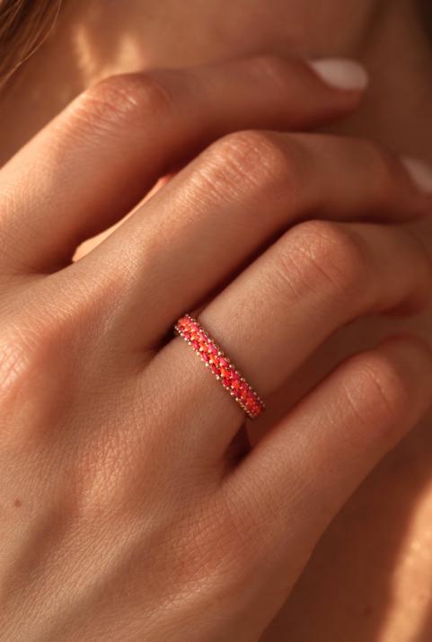 Anillo de Alambre Aurore Australe Oro rosa - Redline - 0++