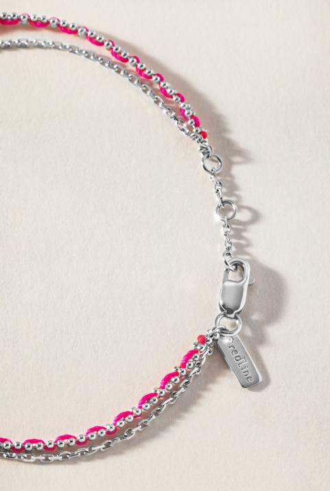 Pulsera de cadena Aurore Celeste Oro Blanco - Redline - 0++