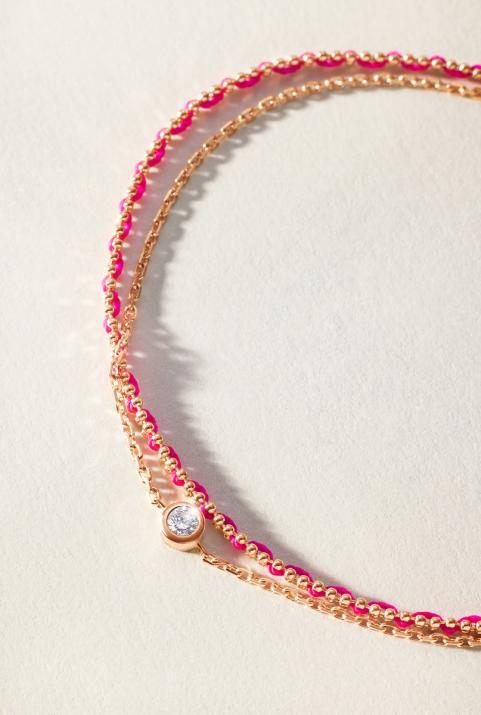 Pulsera de cadena Aurore Celeste Oro rosa - Redline - 0++
