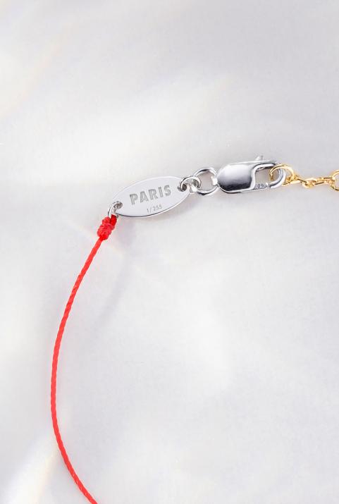 Pulsera de hilo en edición limitada y numerada – Twenty oro o bicolor - Redline - 0++