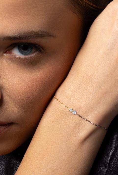 Pulsera de cadena en edición limitada y numerada – Twenty oro o bicolor - Redline - 0++