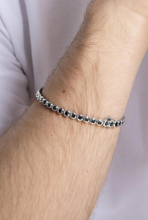 Pulsera para hombre River Kcolor Oro Blanco - Redline - 0++