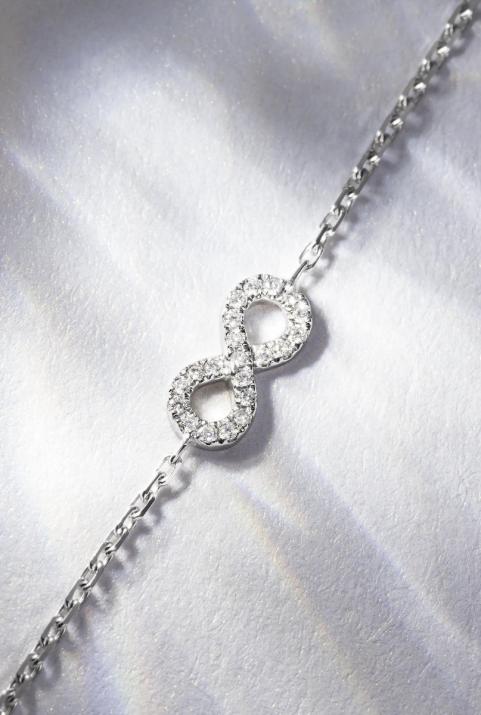 Pulsera de cadena Elyseum Oro Blanco - Redline - 0++