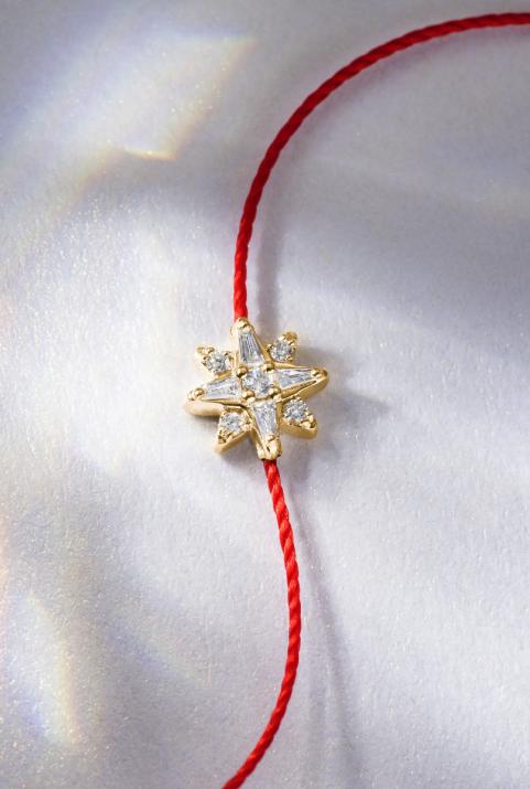 Pulsera Hilo Lunova Oro Amarillo - Redline - 0++