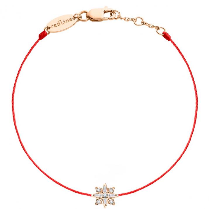 Pulsera Hilo Lunova Oro Rosa - Redline - 0++
