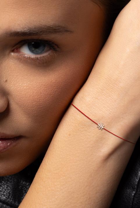 Pulsera Hilo Lunova Oro Rosa - Redline - 0++