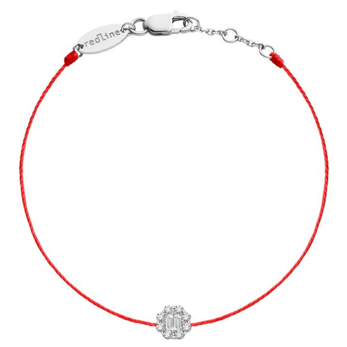 Pulsera Hilo Melodie  Oro Blanco - Redline - 0++