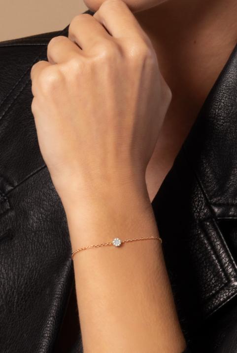 Pulsera de cadena Melody Oro rosa - Redline - 0++
