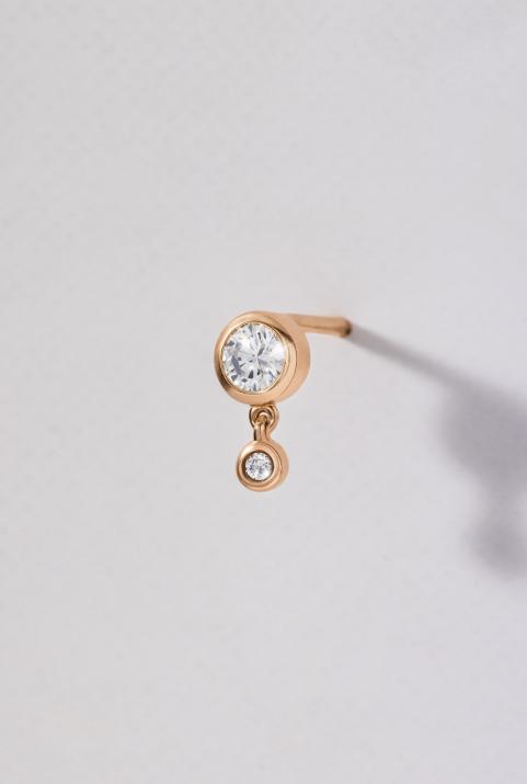 Pendiente Lumina Oro rosa - Redline - 0++