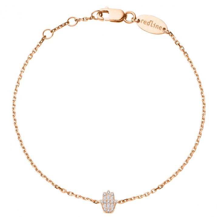 Pulsera de cadena Manita Oro rosa - Redline - 0++