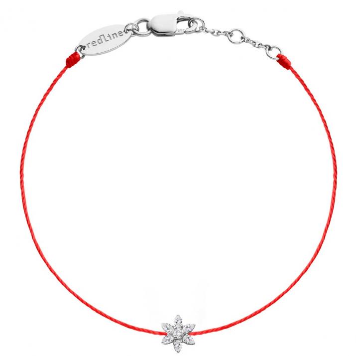 Pulsera Hilo Odelia Oro Blanco - Redline