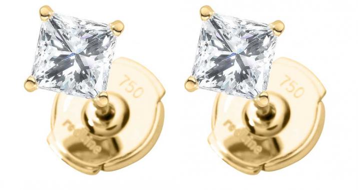 Pendiente So Pure Courtoise Oro Amarillo - Redline