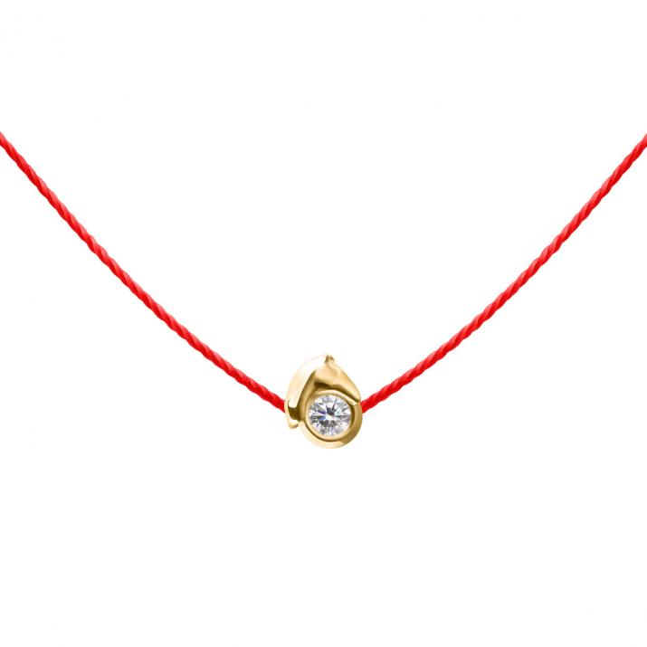 Collar de Hilo Mini Horse Oro Amarillo - Redline