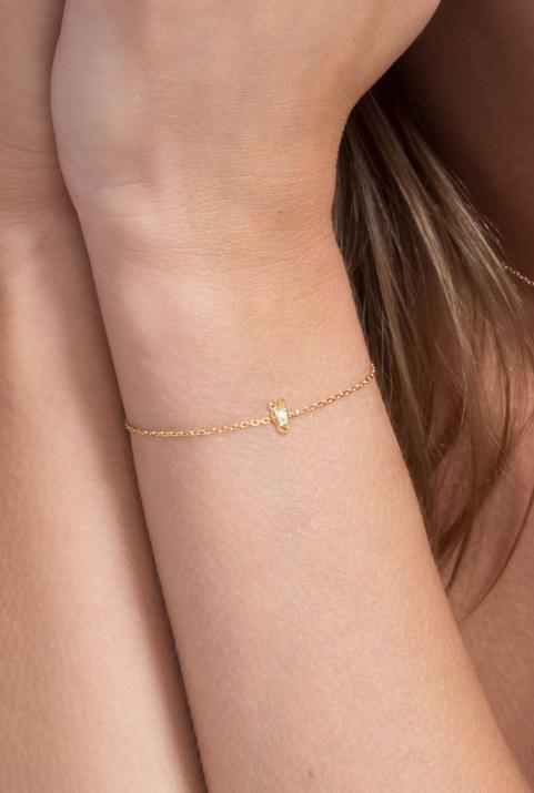 Pulsera de cadena Lucky Horse Oro Amarillo - Redline - 0++