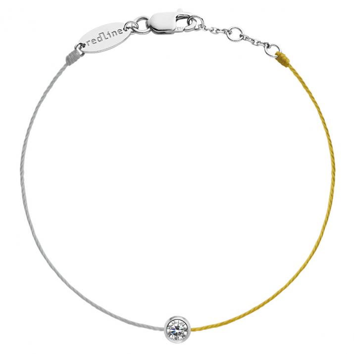 Pulsera Hilo Pure bicolor Oro Blanco - Redline - 0++