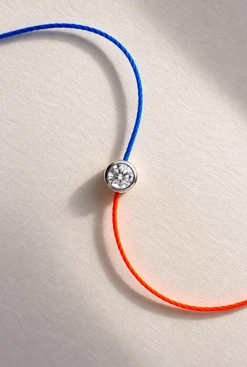 Pulsera Hilo Pure bicolor Oro Blanco - Redline - 0++