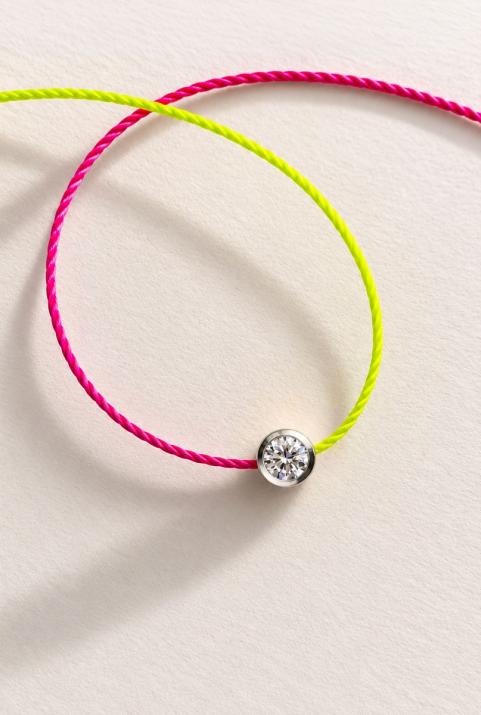 Pulsera Hilo Pure bicolor Oro Blanco - Redline - 0++