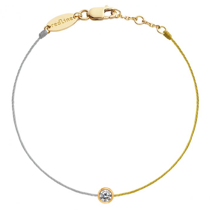 Pulsera Hilo Pure bicolor Oro Amarillo - Redline - 0++