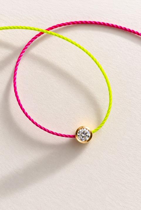 Pulsera Hilo Pure bicolor Oro Amarillo - Redline - 0++
