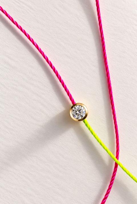 Pulsera Hilo Pure bicolor Oro Amarillo - Redline - 0++