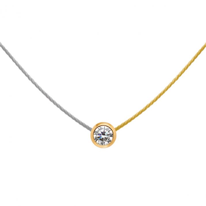 Collar de Hilo Pure bicolor Oro Amarillo - Redline - 0++