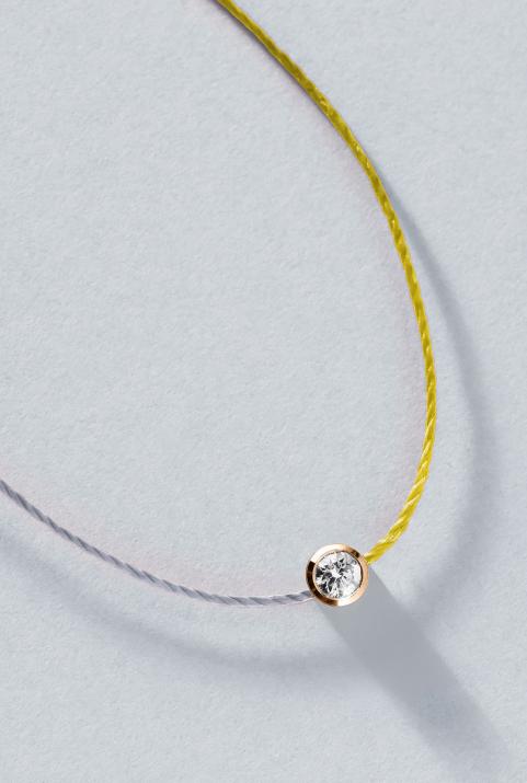Collar de Hilo Pure bicolor Oro rosa - Redline - 0++