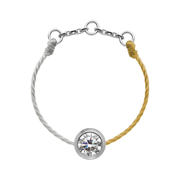Anillo de Alambre Pure bicolor Oro Blanco - Redline - 0++