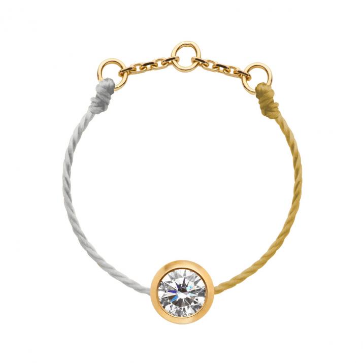 Anillo de Alambre Pure bicolor Oro Amarillo - Redline - 0++