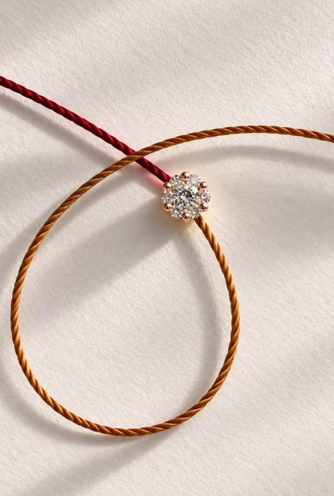 Pulsera Hilo Illusion bicolor Oro Rosa - Redline - 0++