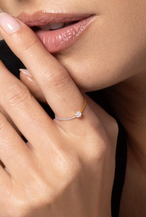 Anillo de Alambre Illusion bicolor Oro rosa - Redline - 0++