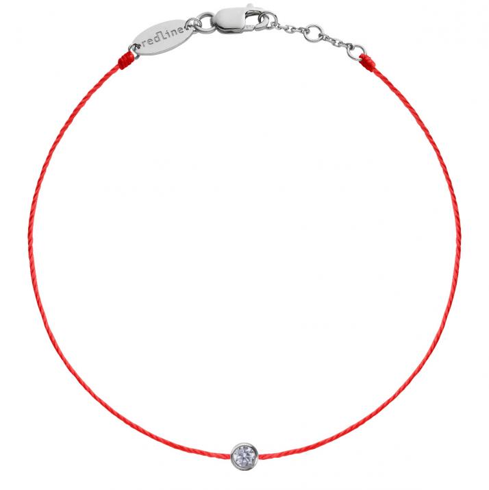 Pulsera Hilo Serenity Oro Blanco - Redline