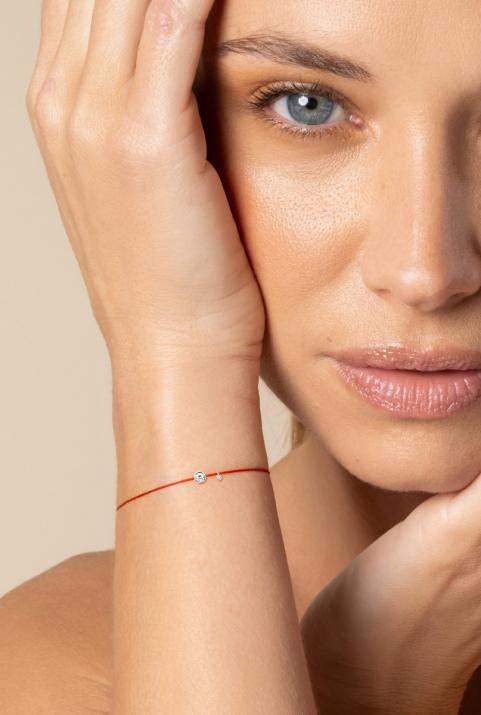 Pulsera Hilo Dream Lumina Oro Blanco - Redline - 0++