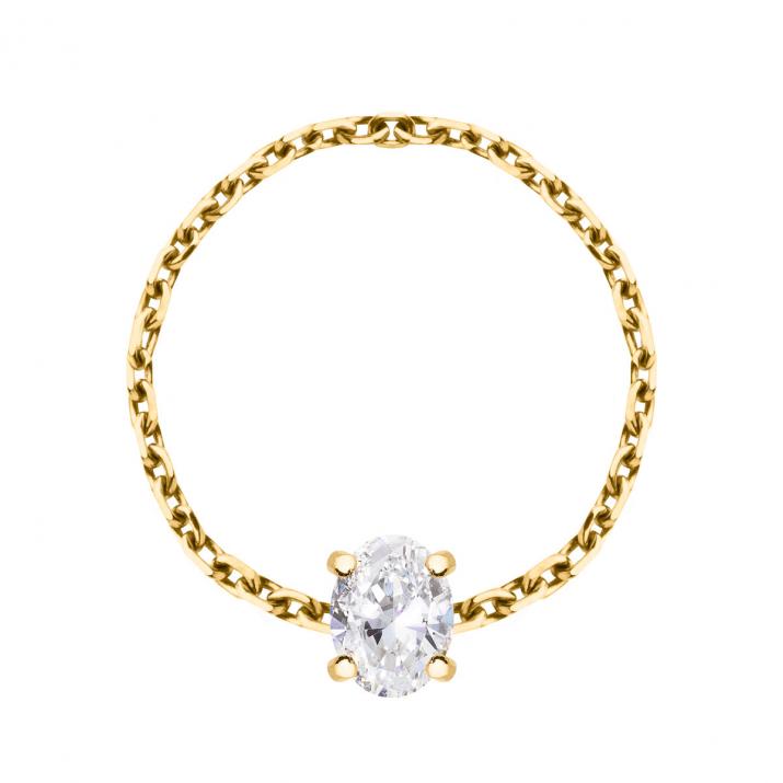 Anillo de Cadena Baronne Oro Amarillo - Redline