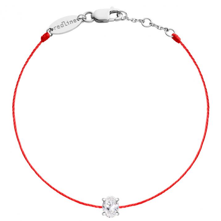 Pulsera de Hilo Sa Baronne Oro Blanco - Redline